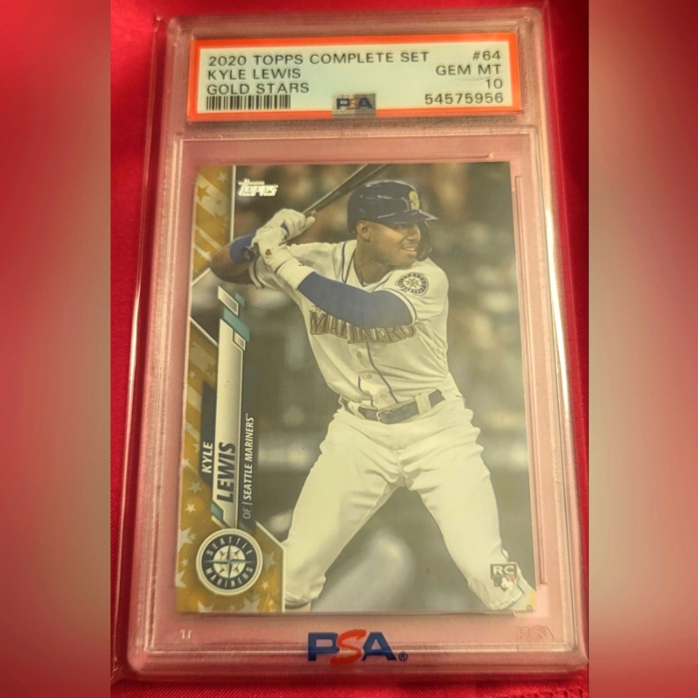 Kyle Lewis Gold Stars PSA GEM MT 10 card!!!